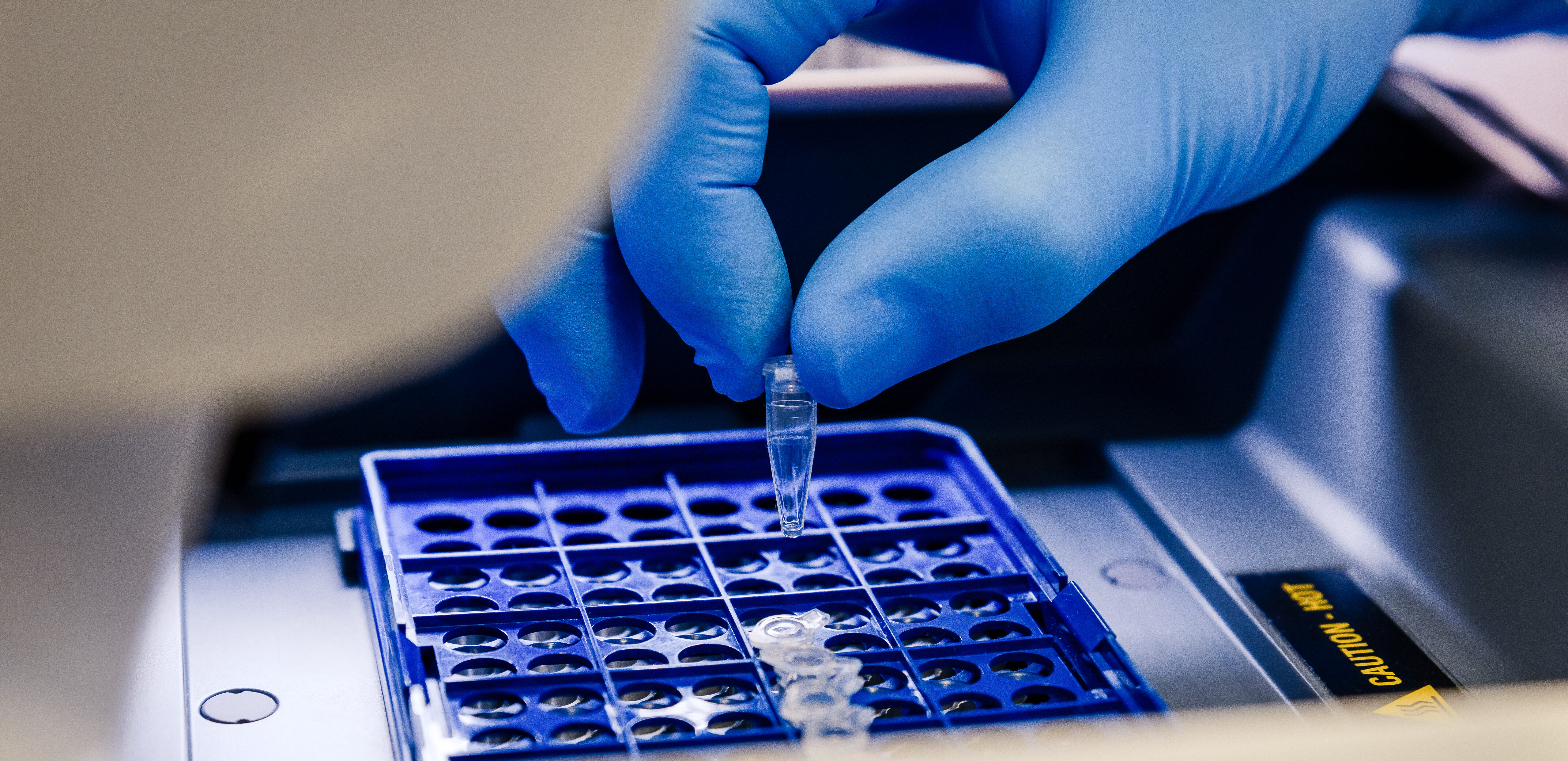Loading,A,Dna,Tube,Into,A,Pcr,(polymerase,Chain,Reaction)