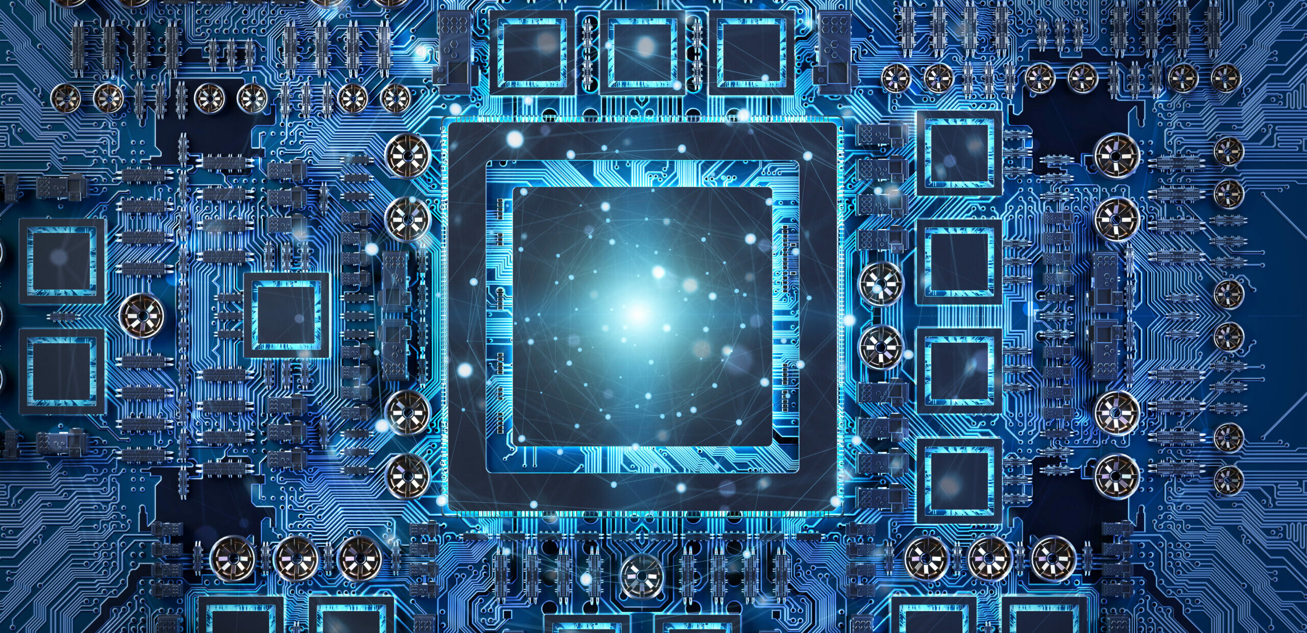 Close-up,View,Of,A,Modern,Gpu,Card,With,Circuit,And